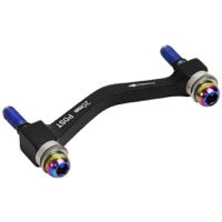 SRAM Brake Adapter F-180mm/R-160mm 74mm ForkFrame (20 P) Rainbow Bolts